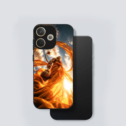 Oppo A5 Pro 5G Divine Hanuman Acrylic Glass Back Case