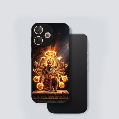Oppo A5 Pro 5G Lord Narasimha Acrylic Glass Back Case