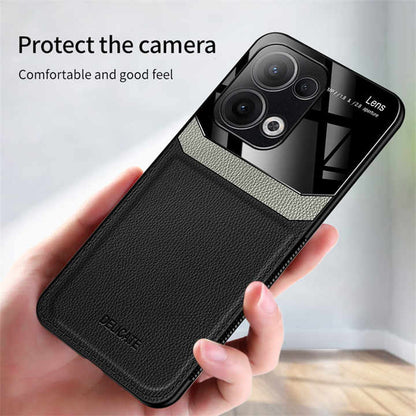 Oppo Reno 13 5G Premium Leather Lens Protective Case
