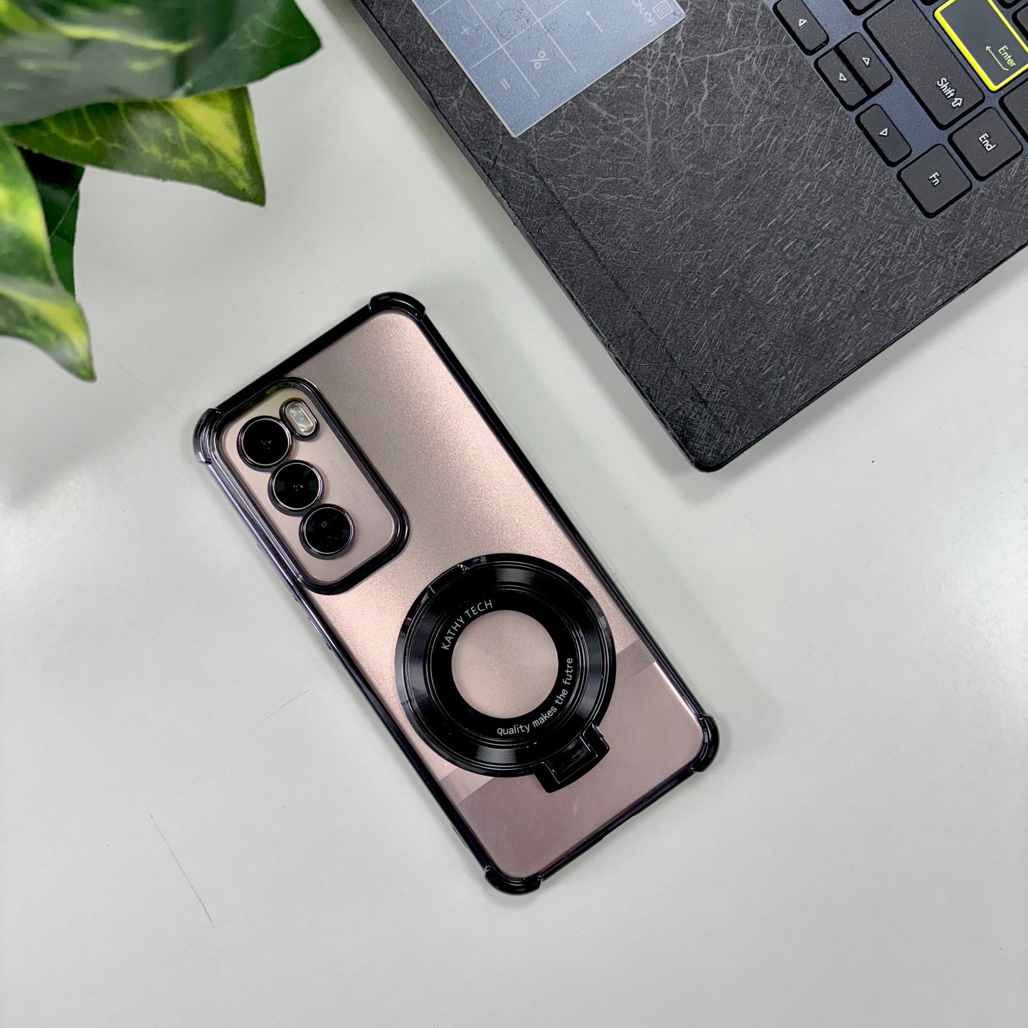 black oppo reno 12 pro protective case