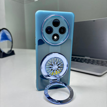 Oppo F27 Pro+ 5G Luxury Metal Camera Ring Protective Stress Buster Wheel 2.0 Back Cover