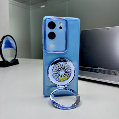 Vivo V29 5G Luxury Metal Camera Ring Protective Stress Buster Wheel 2.0 Back Cover