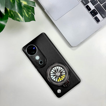 Vivo V40 5G Best Selling Stress Buster Wheel Soft Vegan Scratch Resistant Back Case