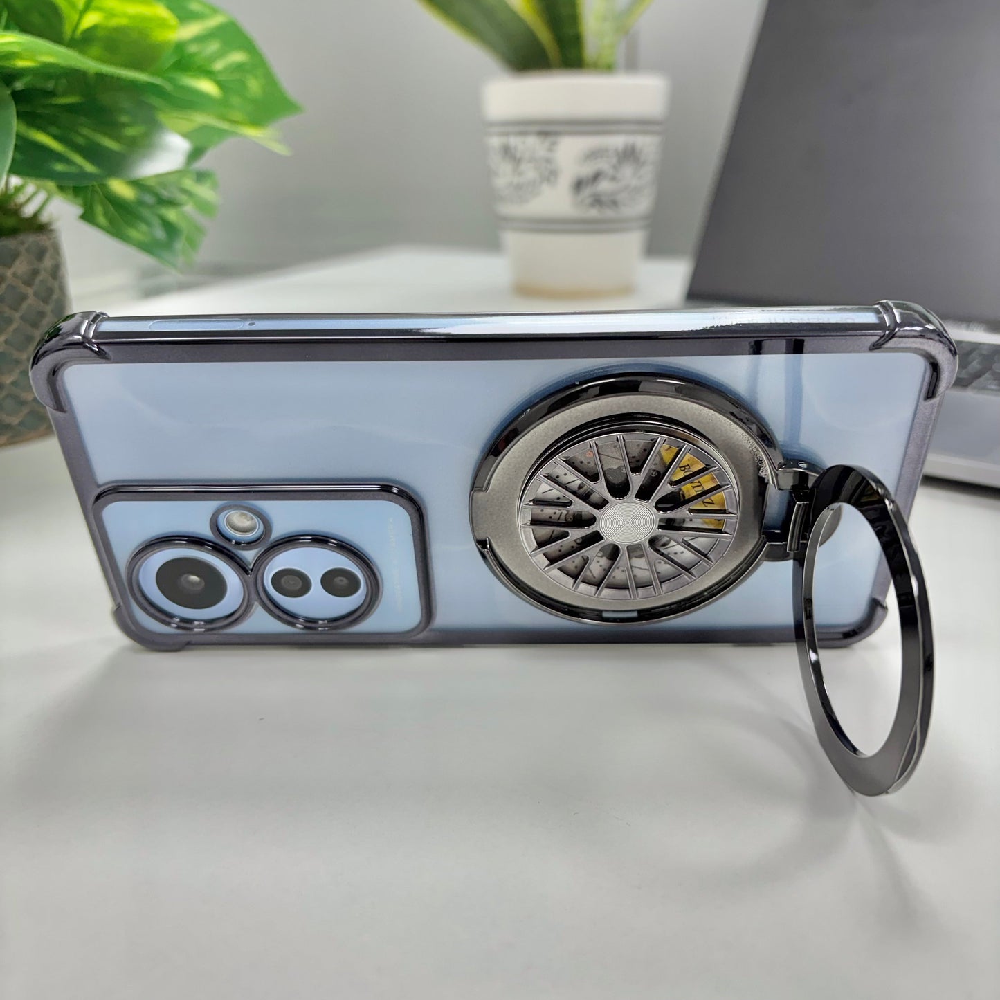 Oppo Reno11 F 5G Premium Stress Buster Wheel Rotating Shockproof Airbags Case