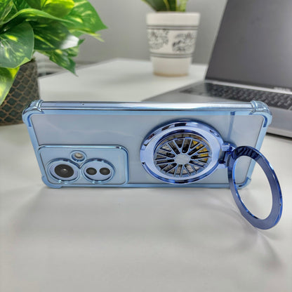 Oppo Reno11 F 5G Premium Stress Buster Wheel Rotating Shockproof Airbags Case