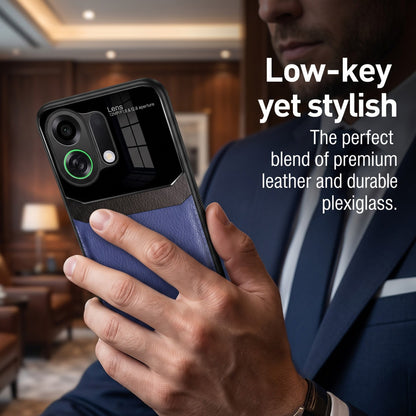 Oppo k13 Turbo 5G Premium Leather Lens Protective Case