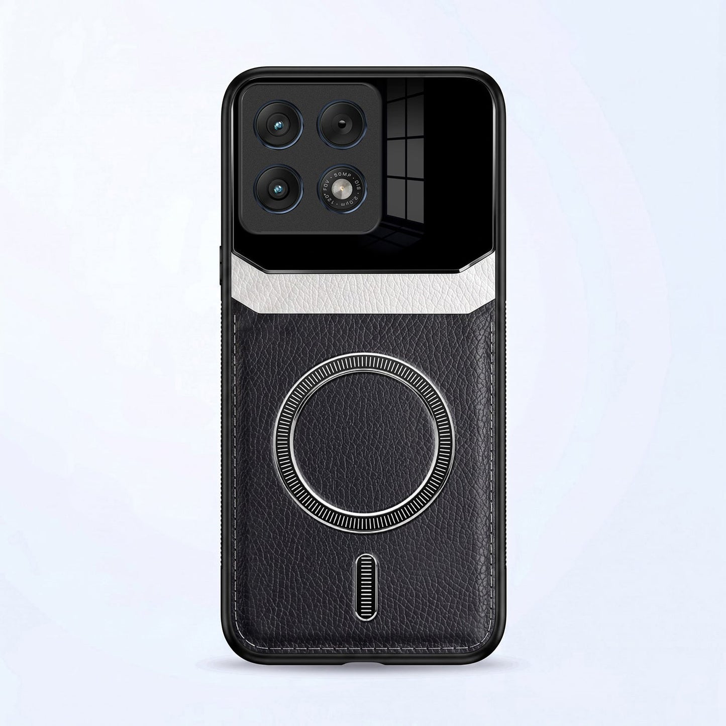 Motorola Edge 70 Pro 5G Premium Magsafe Magnetic Leather Lens Protective Case