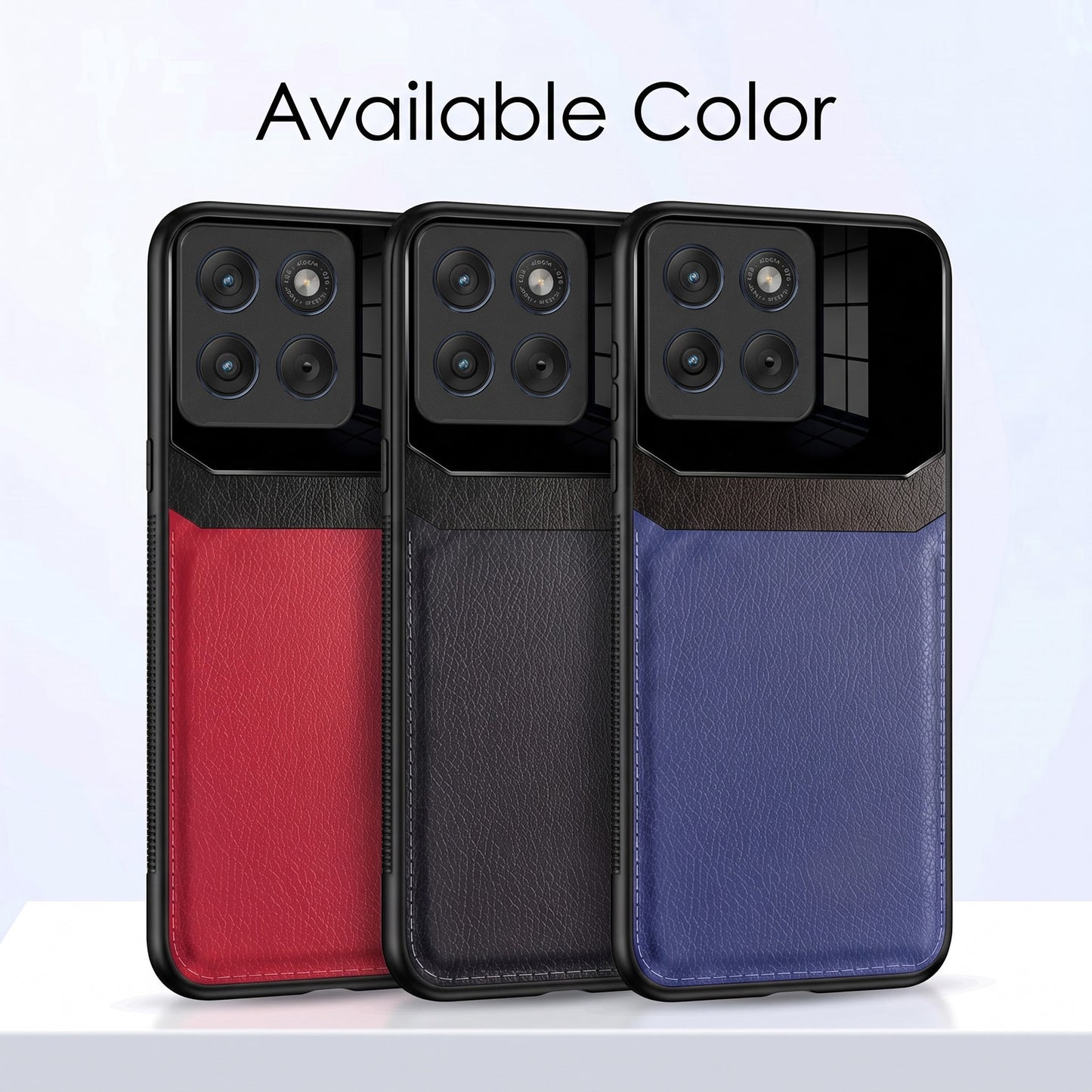Motorola Edge 70 Fusion 5G Premium Leather Lens Protective Case