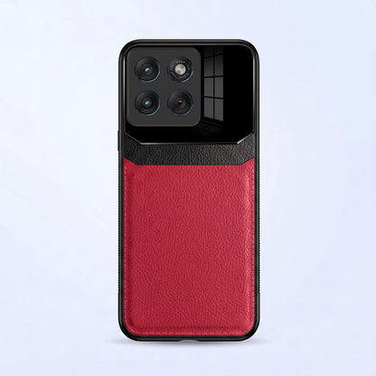 Motorola Edge 70 Fusion 5G Premium Leather Lens Protective Case