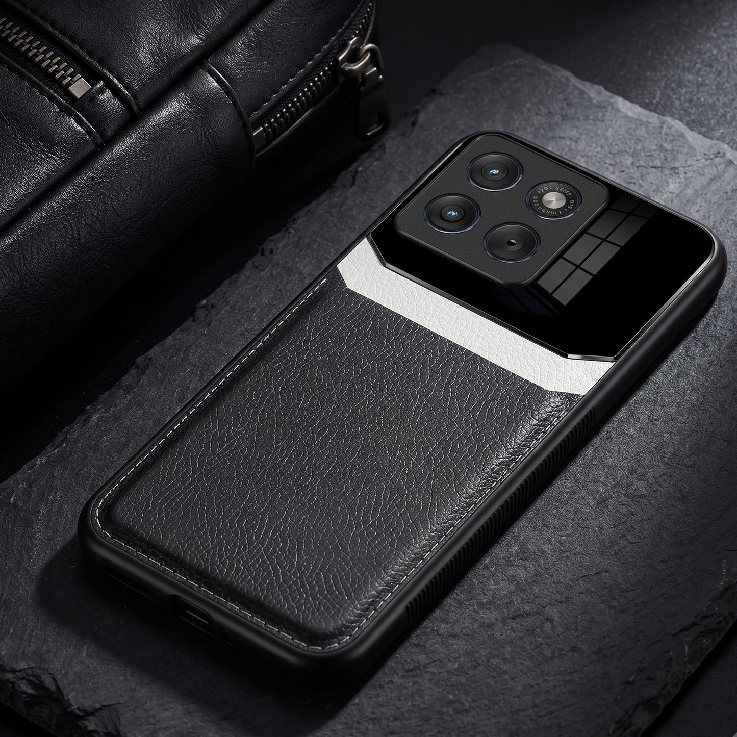 Motorola Edge 70 Fusion 5G Premium Leather Lens Protective Case
