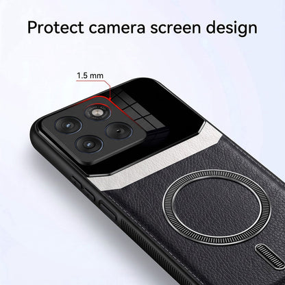 Motorola Edge 70 Fusion 5G Premium Magsafe Magnetic Leather Lens Protective Case