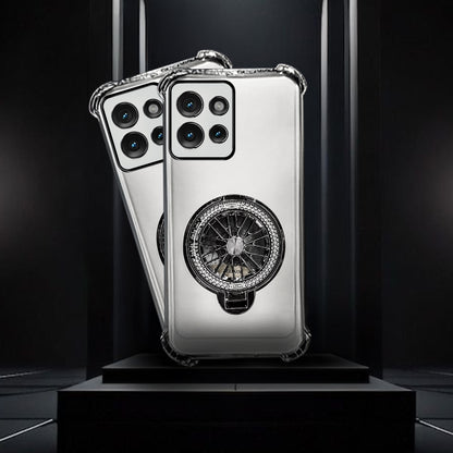 Motorola Edge 50 Neo 5G Premium Stress Buster Wheel Rotating Shockproof Airbags Case