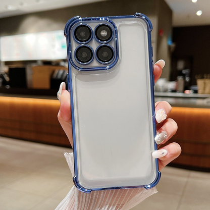 Person holding a phone case with a kitchen background