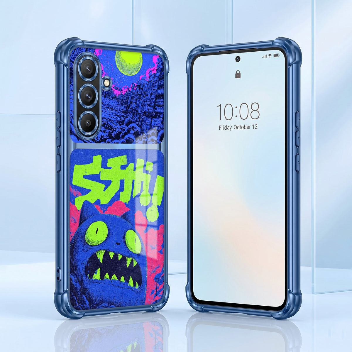 Samsung Galaxy A56 5G Neon Monster Dual-Tone Transparent Airbags Case