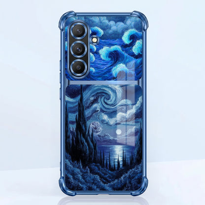 Samsung Galaxy A56 5G Midnight Ocean Dual-Tone Transparent Airbags Case