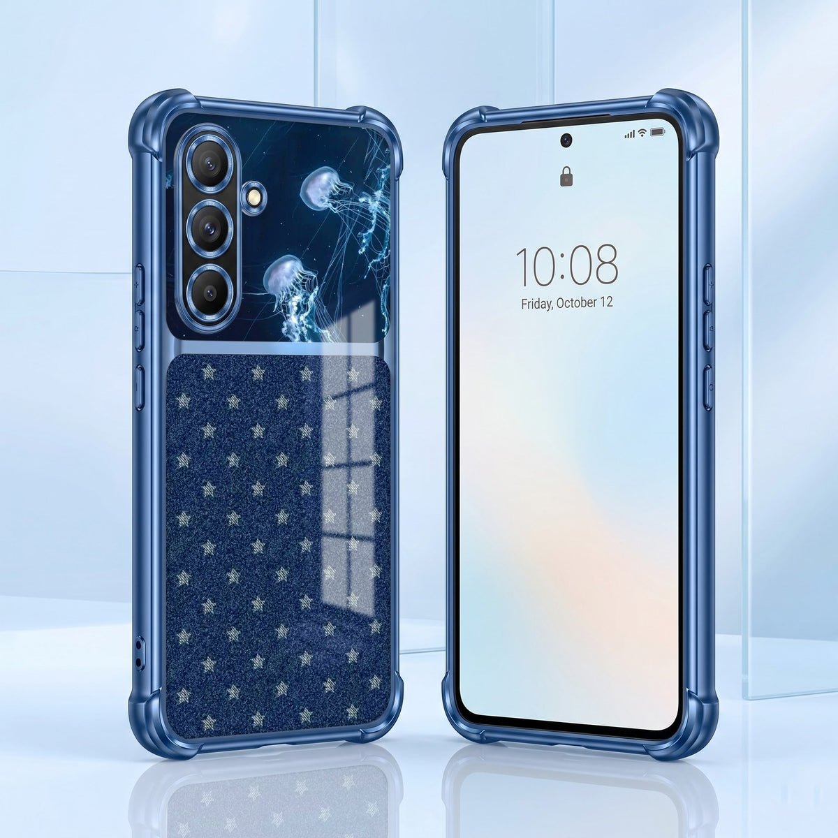 Samsung Galaxy A36 5G Galaxy Stars Dual-Tone Transparent Airbags Case