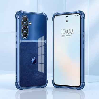 Samsung Galaxy A56 5G Apple Blue Glitter Dual-Tone Transparent Airbags Case