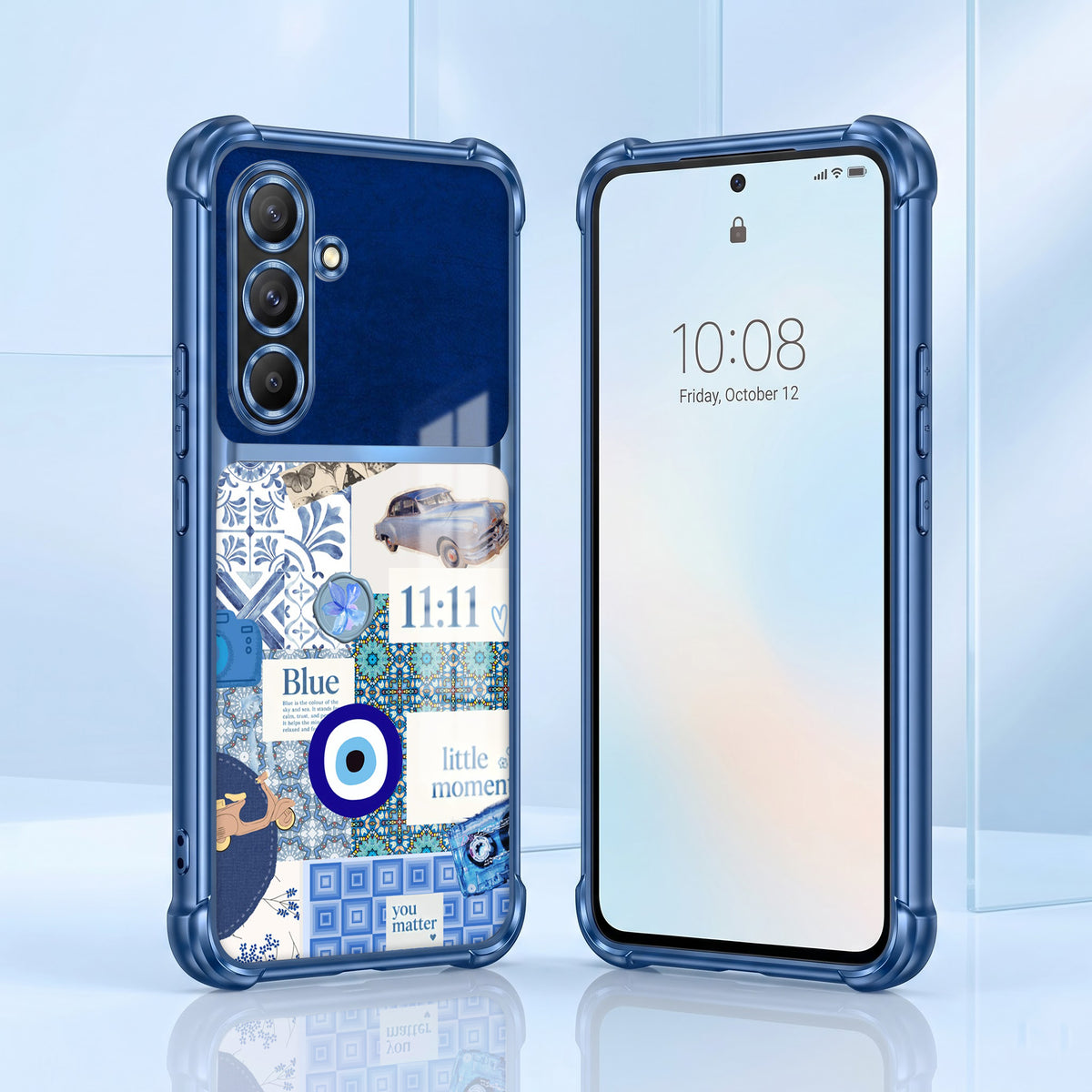 Samsung Galaxy A36 5G 11:11 Lucky Vibes Dual-Tone Transparent Airbags Case