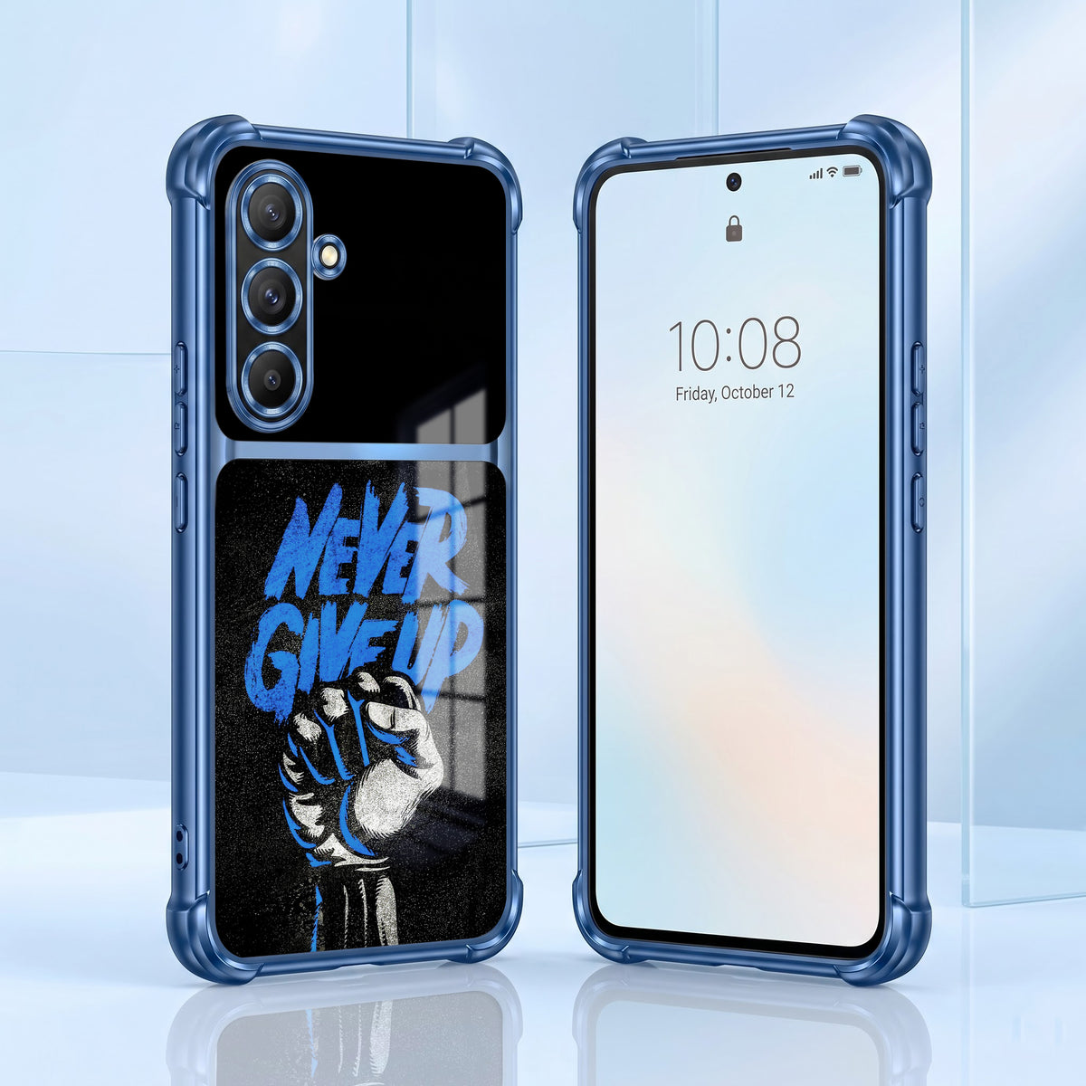 Samsung Galaxy A56 5G Naver Give Up Dual-Tone Transparent Airbags Case
