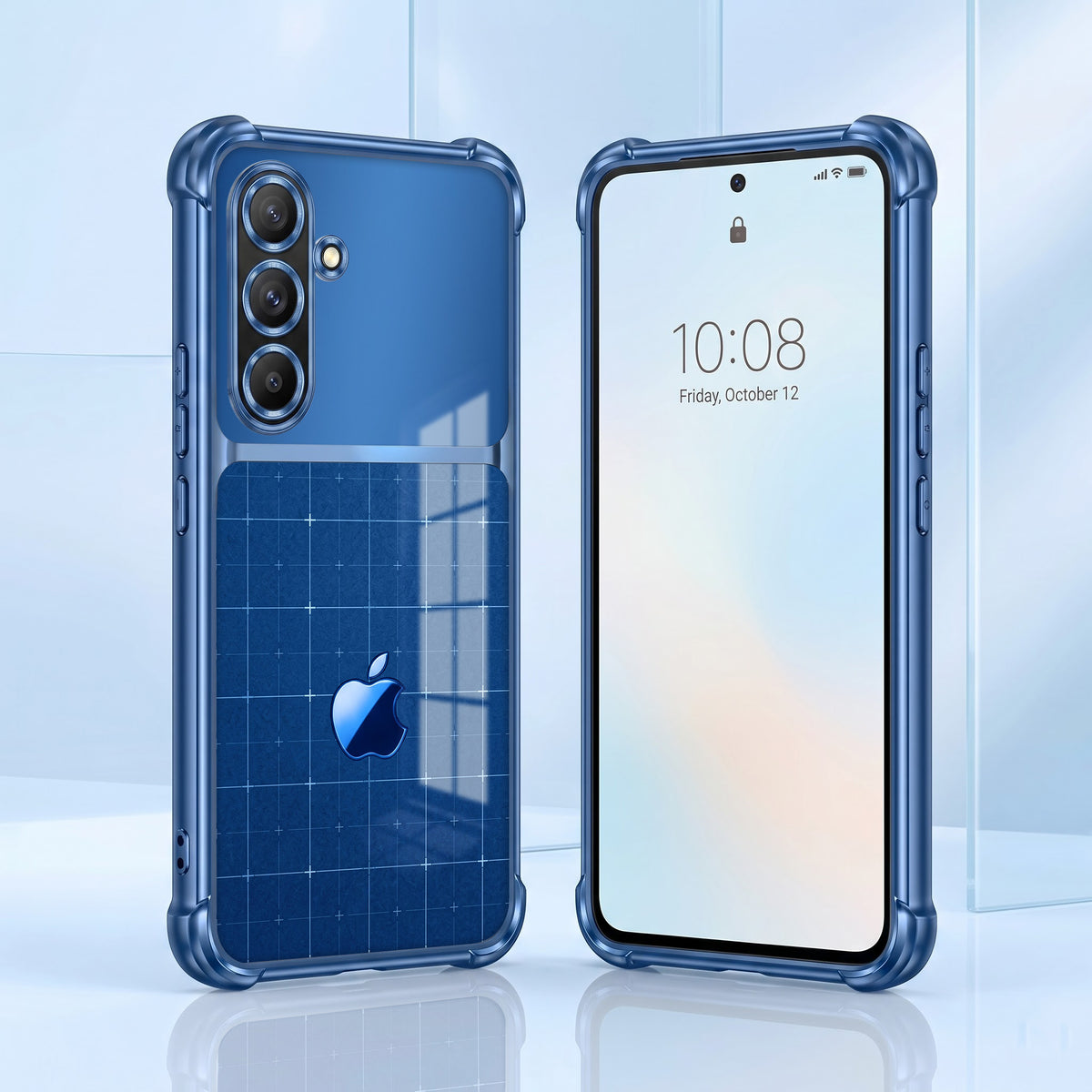 Samsung Galaxy A56 5G Matrix Apple Dual-Tone Transparent Airbags Case