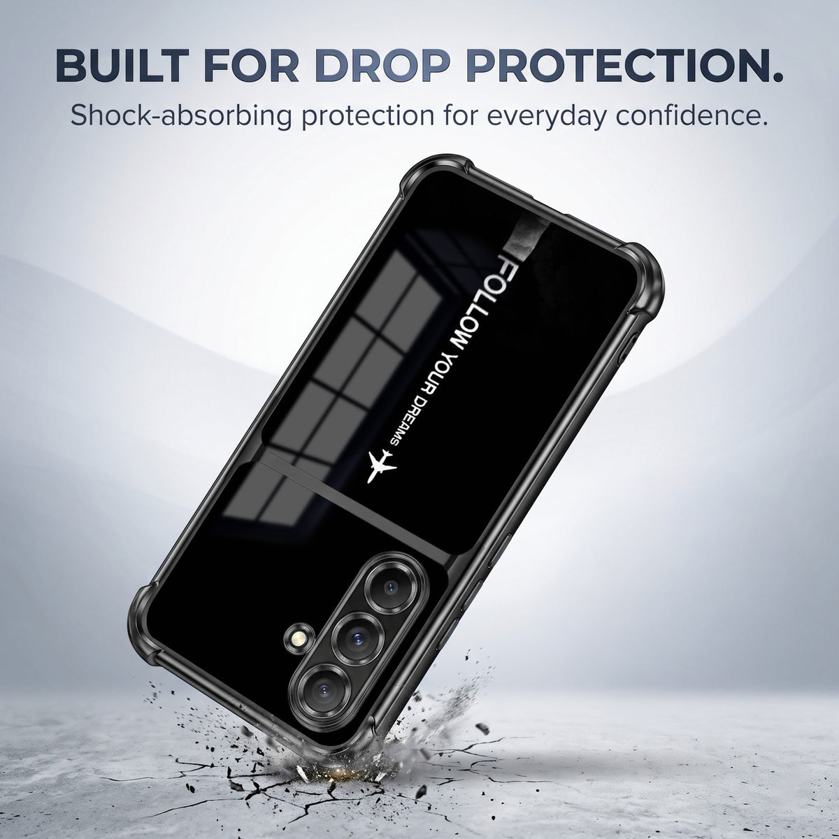 Samsung Galaxy A56 5G Follow Dreams Dual-Tone Transparent Airbags Case