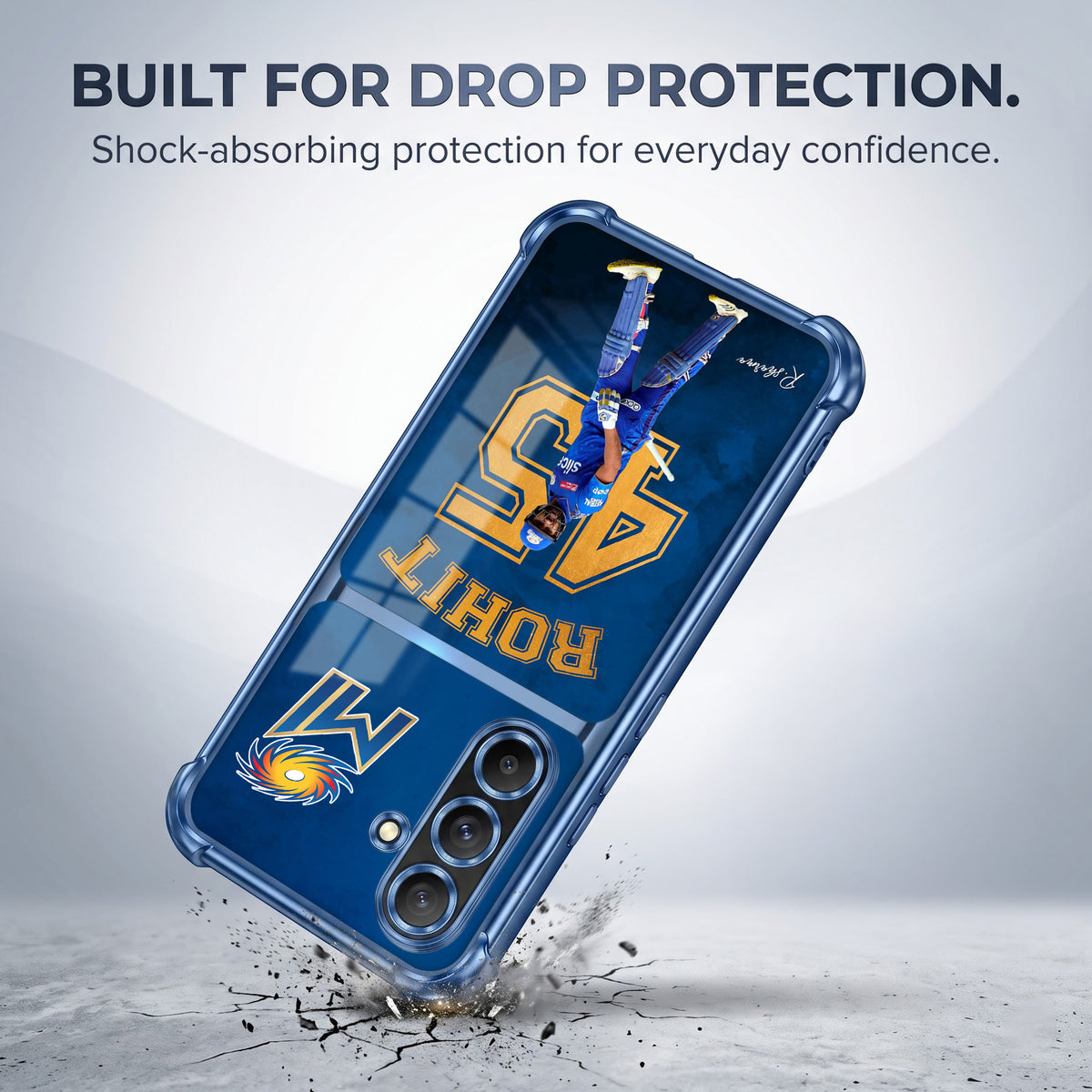 Samsung Galaxy A36 5G Hitman Rohit Dual-Tone Transparent Airbags Case