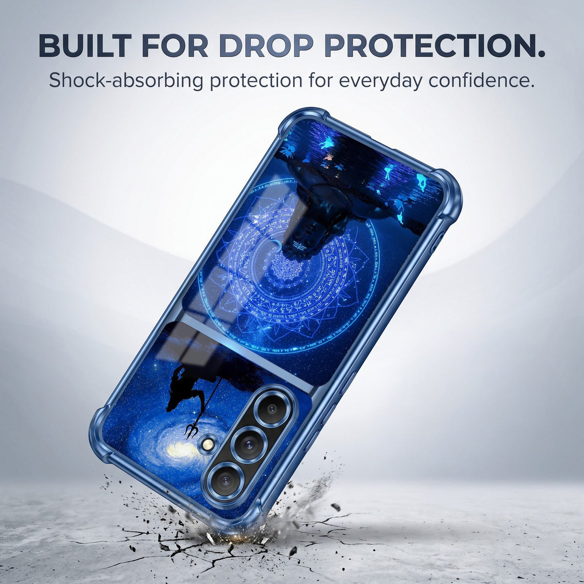 Samsung Galaxy A36 5G Adiyogi Dual-Tone Transparent Airbags Case