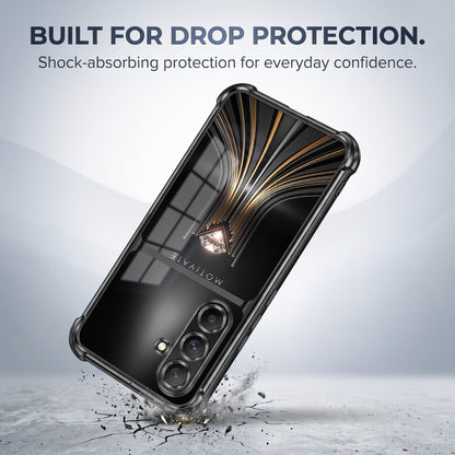 Samsung Galaxy A56 5G Golden Path Motivation Dual-Tone Transparent Airbags Case