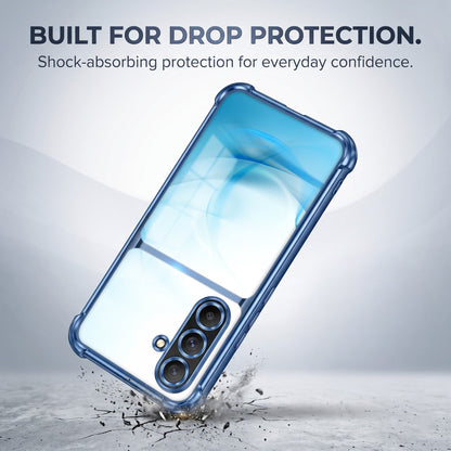 Samsung Galaxy A56 5G Crystal Blue Dual-Tone Transparent Airbags Case