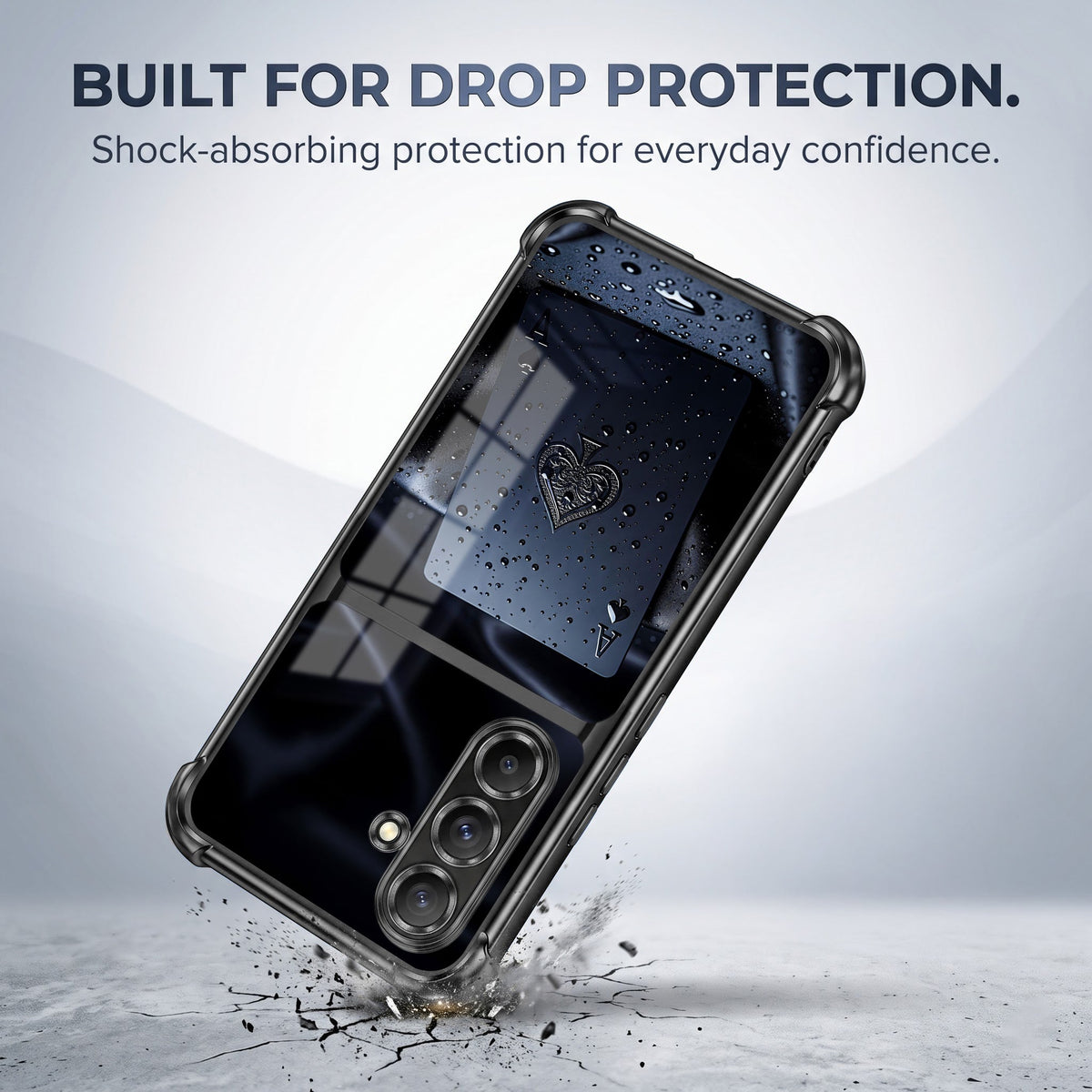 Samsung Galaxy A56 5G Ace King Dual-Tone Transparent Airbags Case