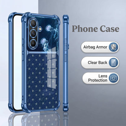Samsung Galaxy A56 5G Galaxy Stars Dual-Tone Transparent Airbags Case