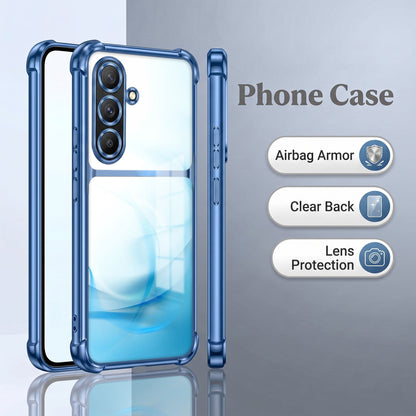 Samsung Galaxy A56 5G Crystal Blue Dual-Tone Transparent Airbags Case