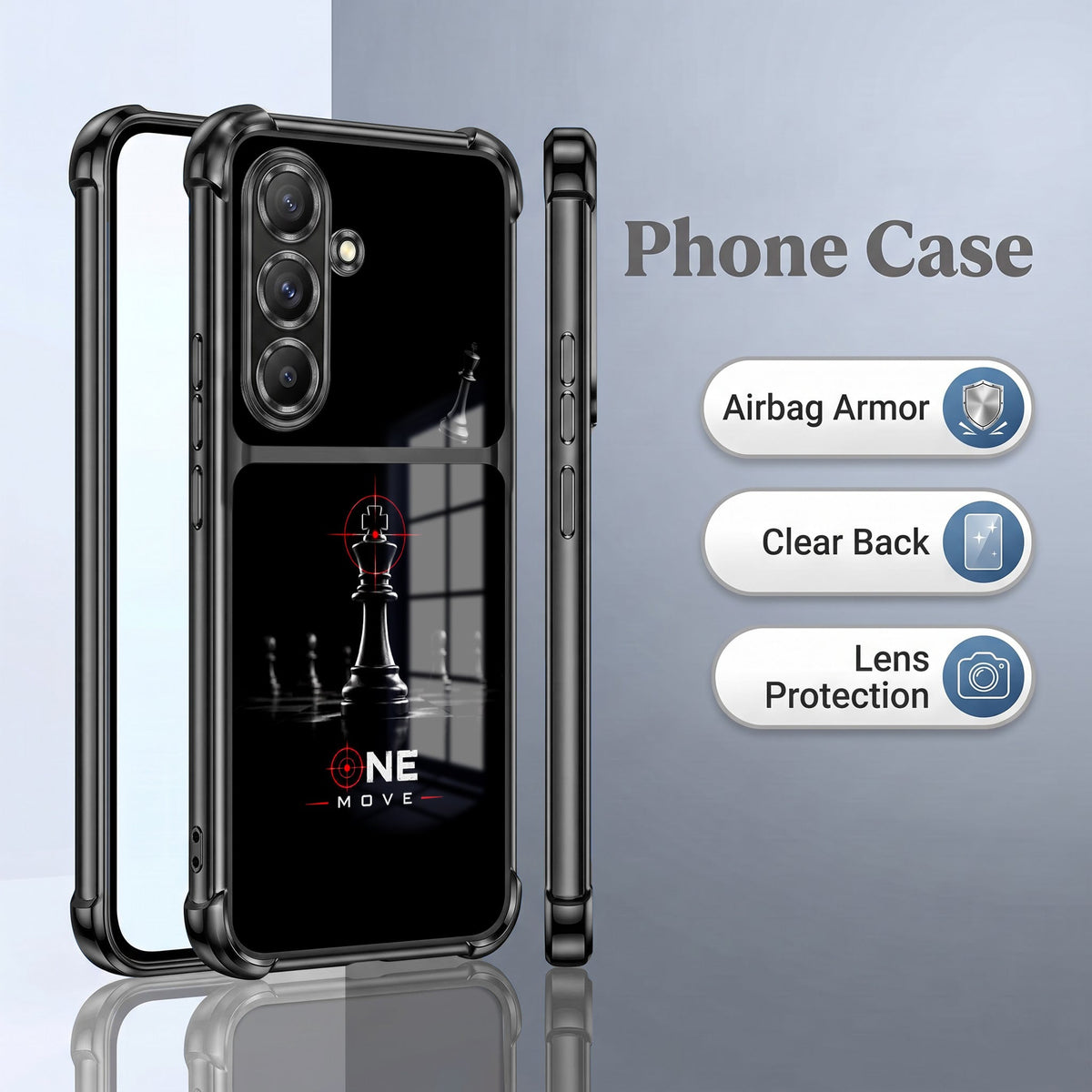 Samsung Galaxy A56 5G One Move Dual-Tone Transparent Airbags Case