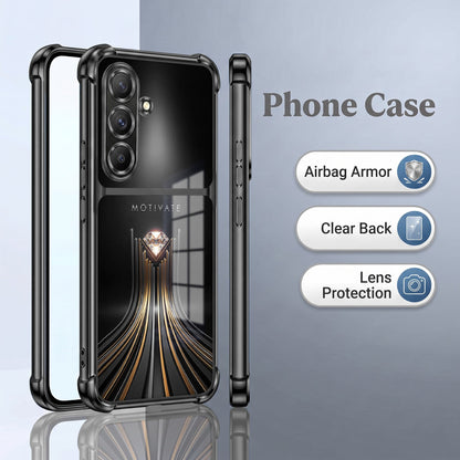 Samsung Galaxy A56 5G Golden Path Motivation Dual-Tone Transparent Airbags Case
