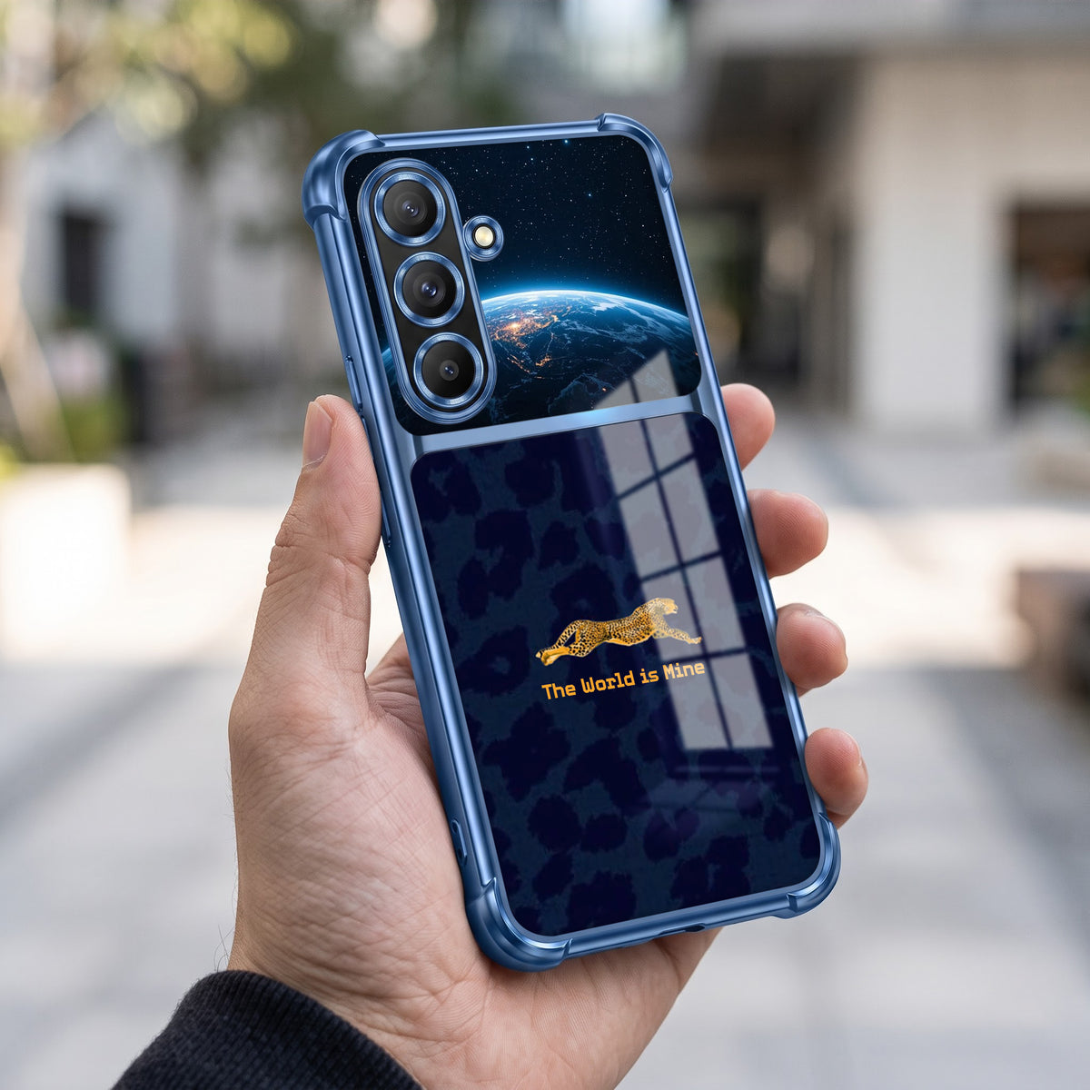 Samsung Galaxy A56 5G World Is Mine Dual-Tone Transparent Airbags Case