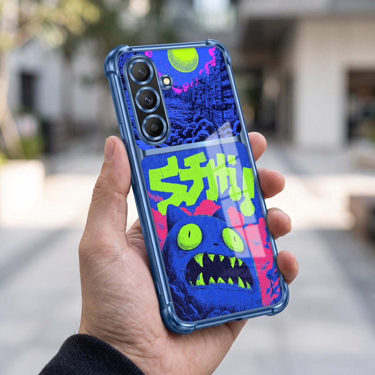Samsung Galaxy A56 5G Neon Monster Dual-Tone Transparent Airbags Case