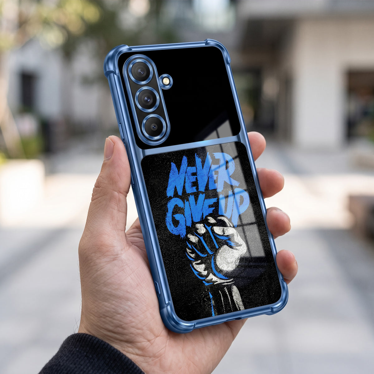 Samsung Galaxy A56 5G Naver Give Up Dual-Tone Transparent Airbags Case