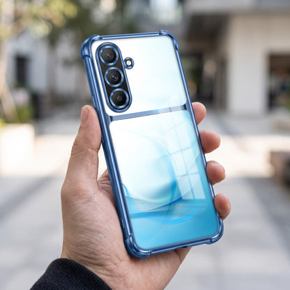 Samsung Galaxy A36 5G Crystal Blue Dual-Tone Transparent Airbags Case