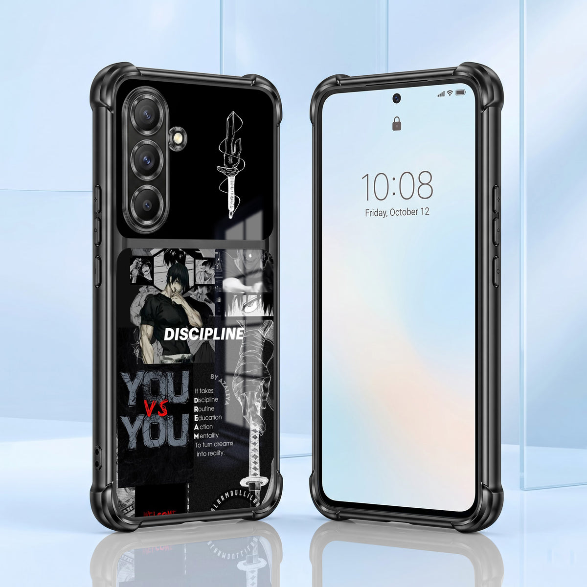 Samsung Galaxy A36 5G Discipline Over Dual-Tone Transparent Airbags Case