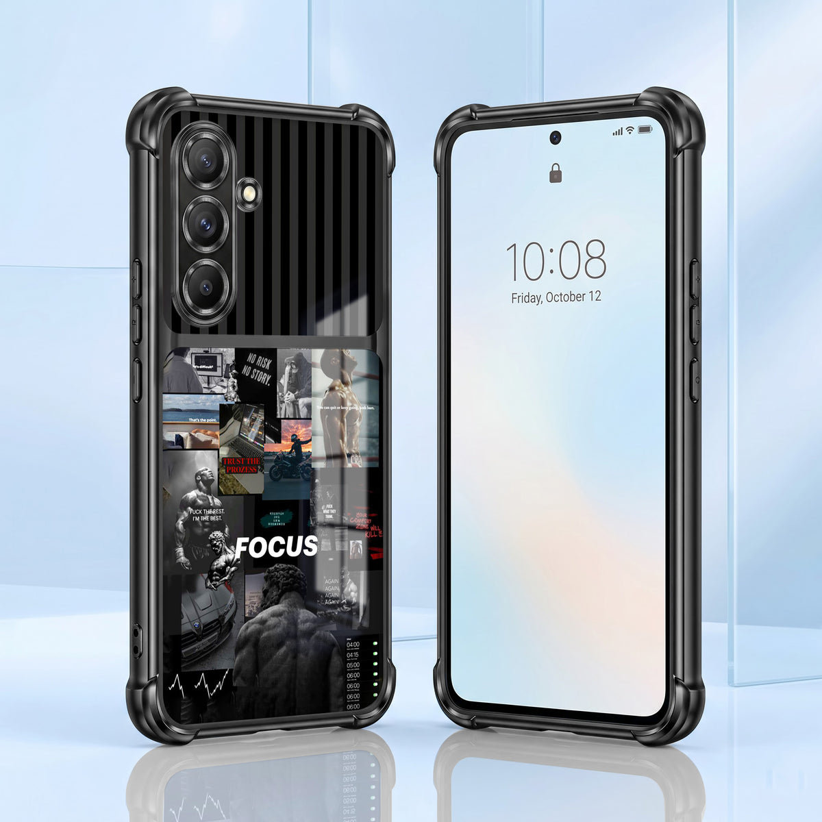 Samsung Galaxy A36 5G Focus Mode Dual-Tone Transparent Airbags Case