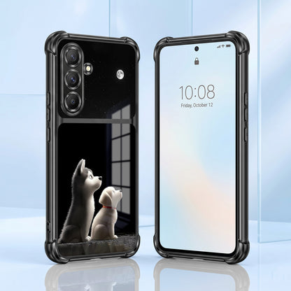 Samsung Galaxy A36 5G Dreamy Puppy Dual-Tone Transparent Airbags Case