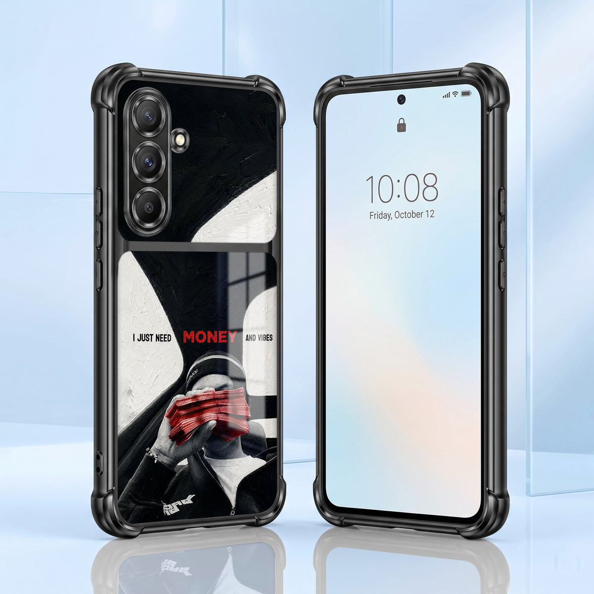 Samsung Galaxy A36 5G Money Mindset Dual-Tone Transparent Airbags Case