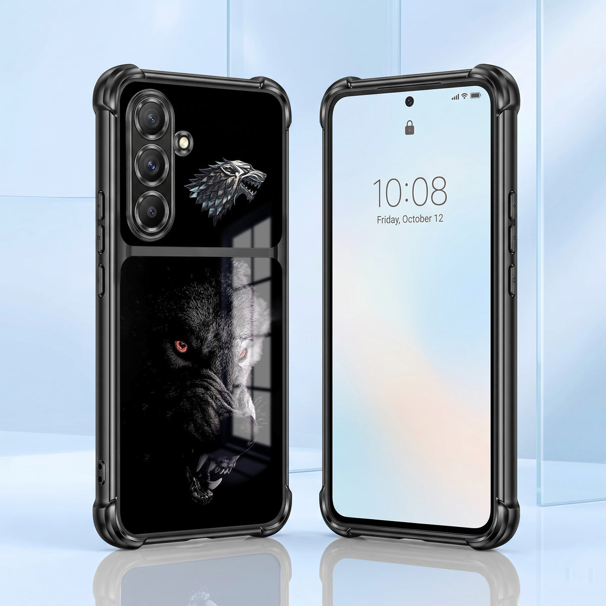 Samsung Galaxy A36 5G Alpha Wolf Dual-Tone Transparent Airbags Case