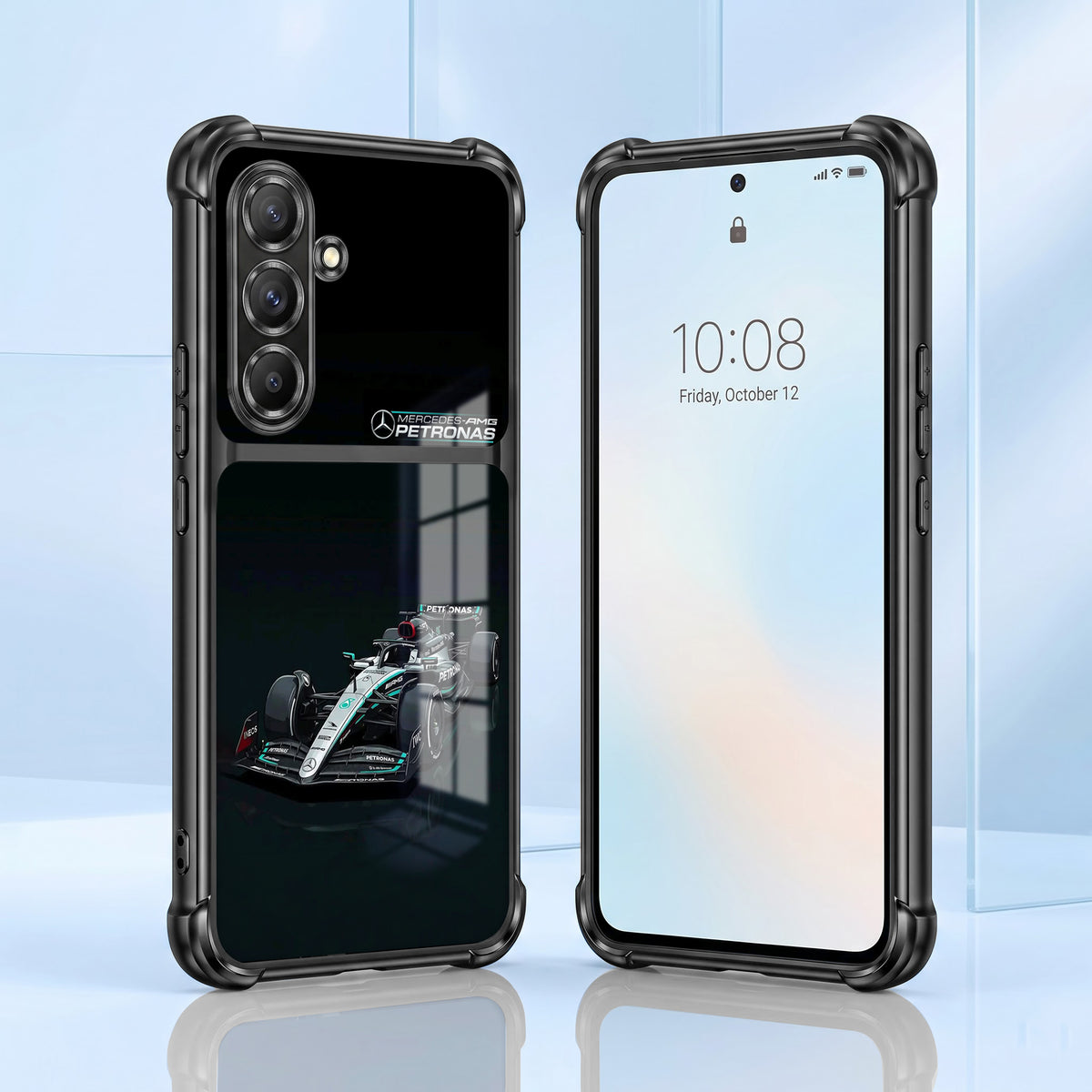 Samsung Galaxy A36 5G F1 Turbo Dual-Tone Transparent Airbags Case