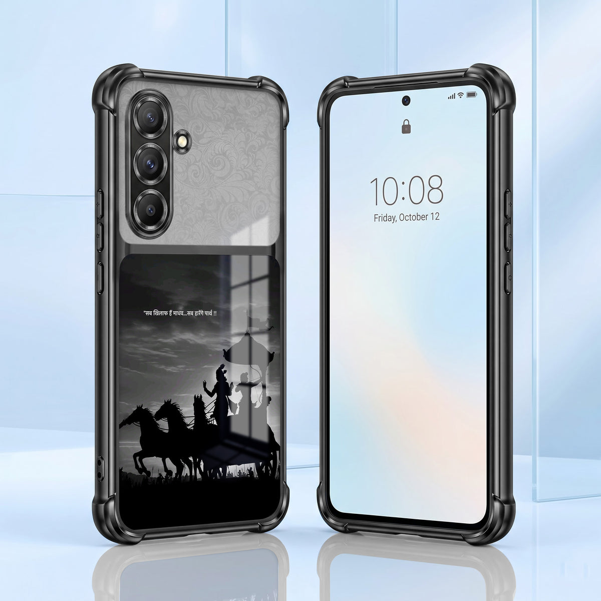Samsung Galaxy A36 5G Mahabharat Divine Dual-Tone Transparent Airbags Case