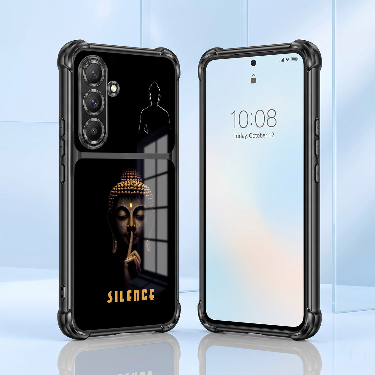 Samsung Galaxy A36 5G Silent Buddha Dual-Tone Transparent Airbags Case