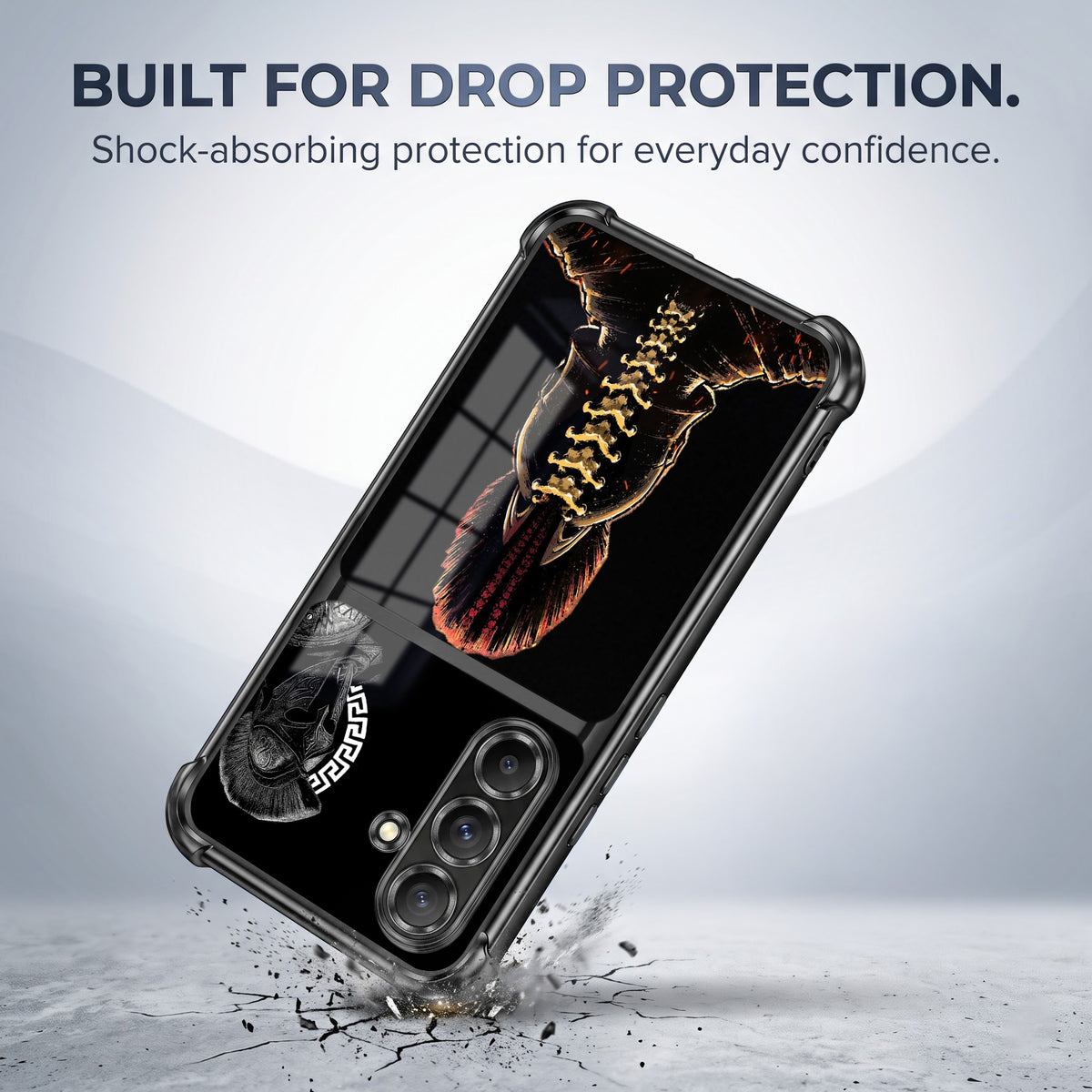 Samsung Galaxy A36 5G Gladiator King Dual-Tone Transparent Airbags Case