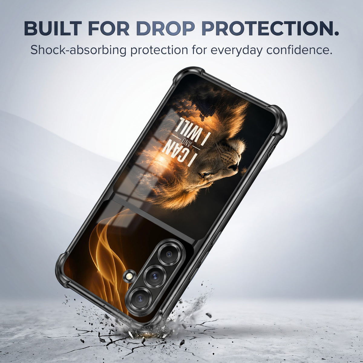 Samsung Galaxy A36 5G Rise of the King Dual-Tone Transparent Airbags Case