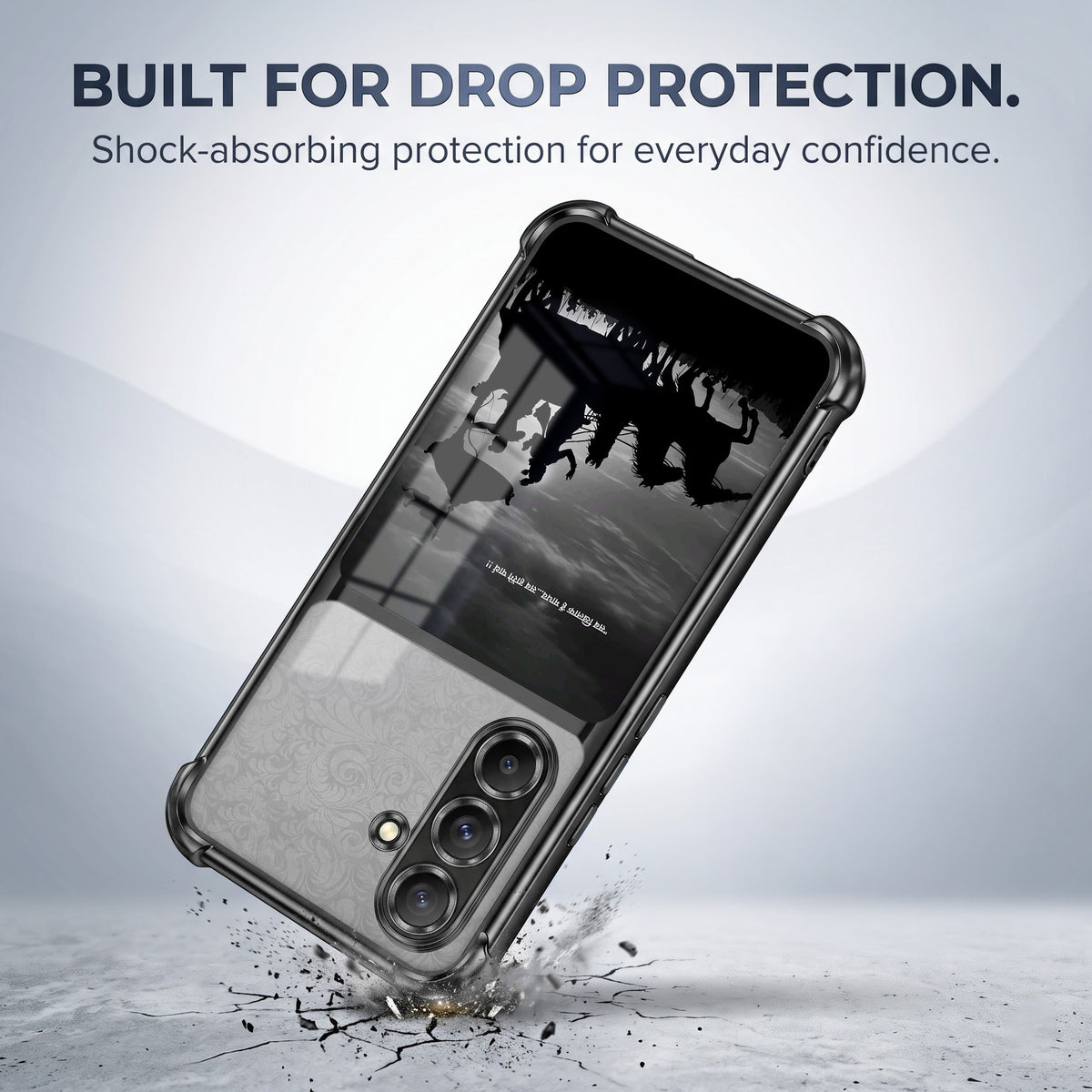 Samsung Galaxy A36 5G Mahabharat Divine Dual-Tone Transparent Airbags Case
