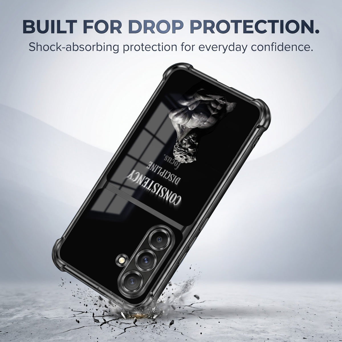 Samsung Galaxy A36 5G Focus & Strength Dual-Tone Transparent Airbags Case